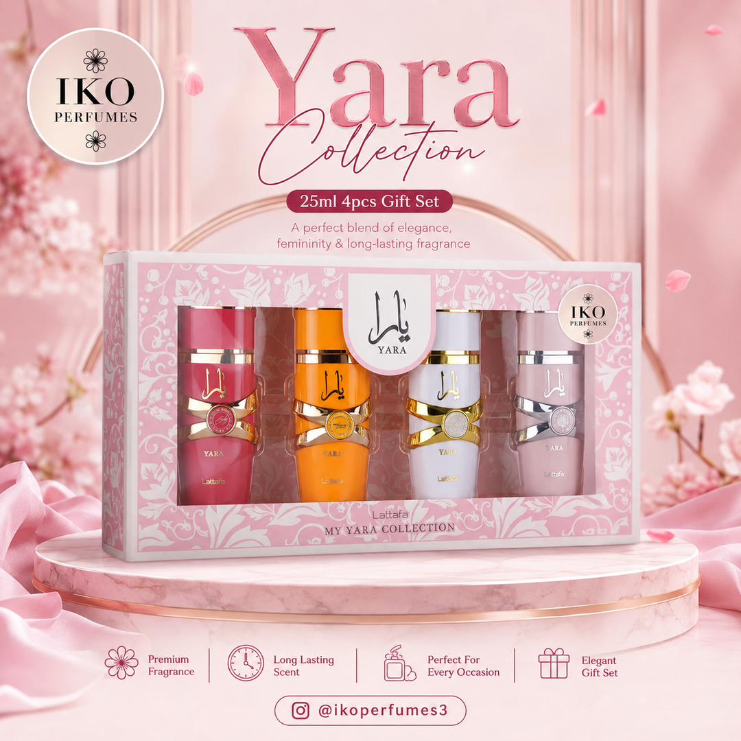 Lattafa Yara Collection 25ml 4pcs Gift Set | Original Arabic Perfume in Kenya – IKO Perfumes