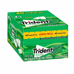 Yerbabuena 40 pzs  TRIDENT