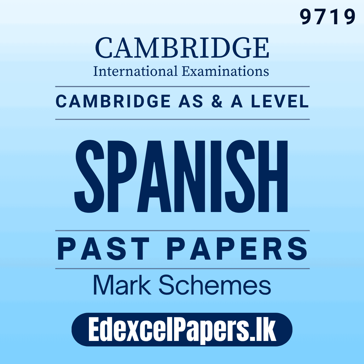 Spanish (9719) | Cambridge International AS & A Level Past Papers_0