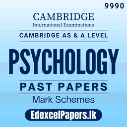 Psychology (9990) | Cambridge International AS & A Level Past Papers