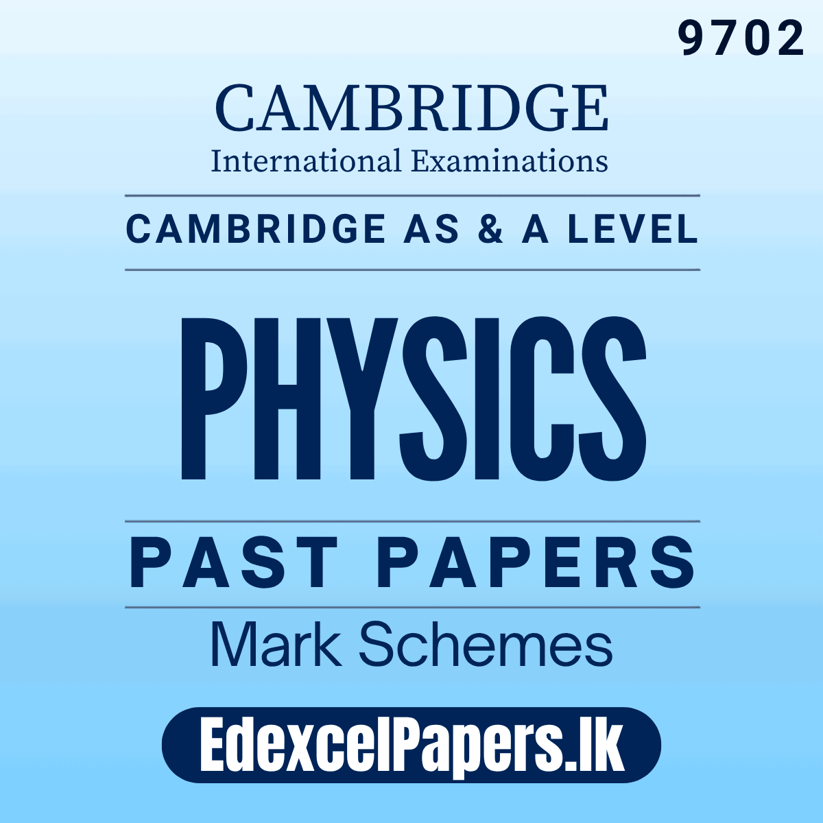 Physics (9702) | Cambridge International AS & A Level Past Papers_0