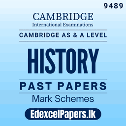 History (9489) | Cambridge International AS & A Level Past Papers
