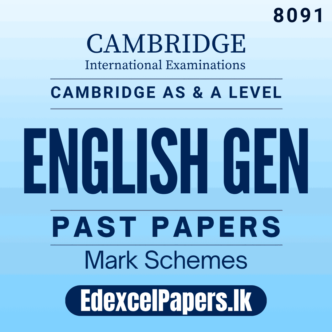 English General Paper (8021) | Cambridge International AS & A Level Past Papers