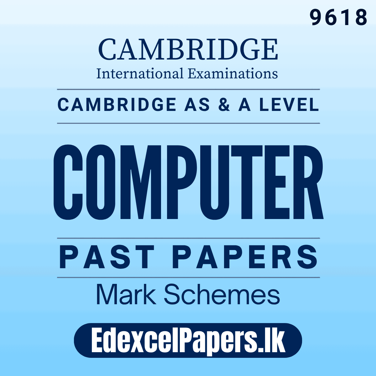 Computer Science (9618) | Cambridge International AS & A Level Past Papers_0