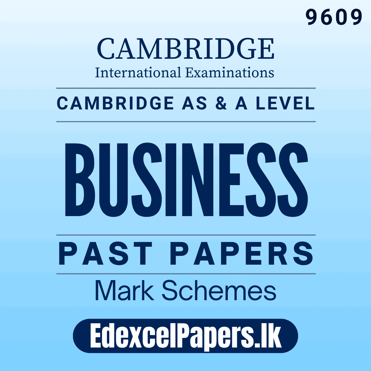 Business (9609) | Cambridge International AS & A Level Past Papers_0