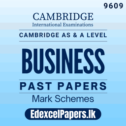 Business (9609) | Cambridge International AS & A Level Past Papers