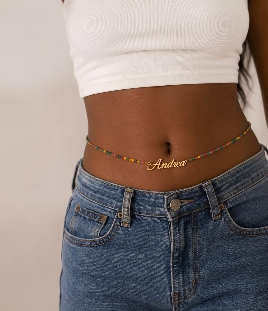 Thee Waist Name Chain