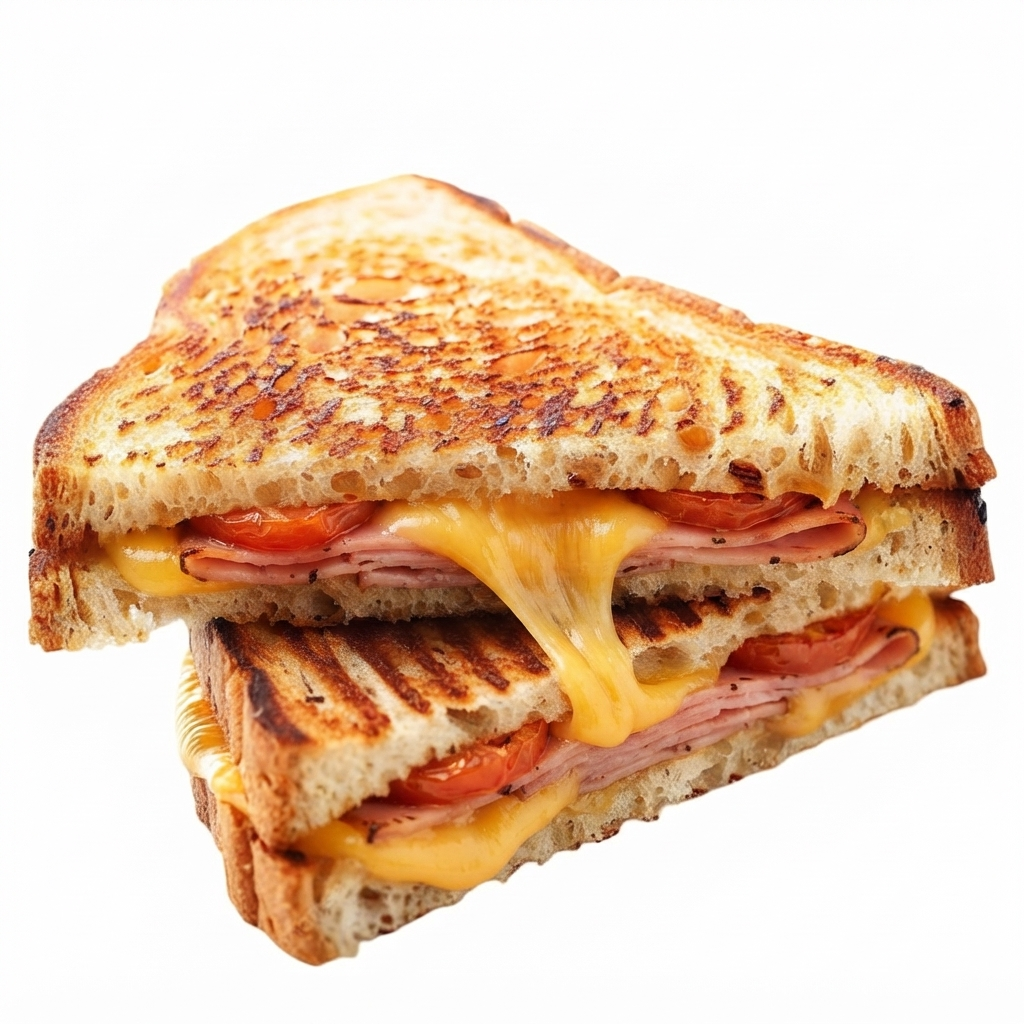 Ham, Cheese & Tomato Sandwich _0