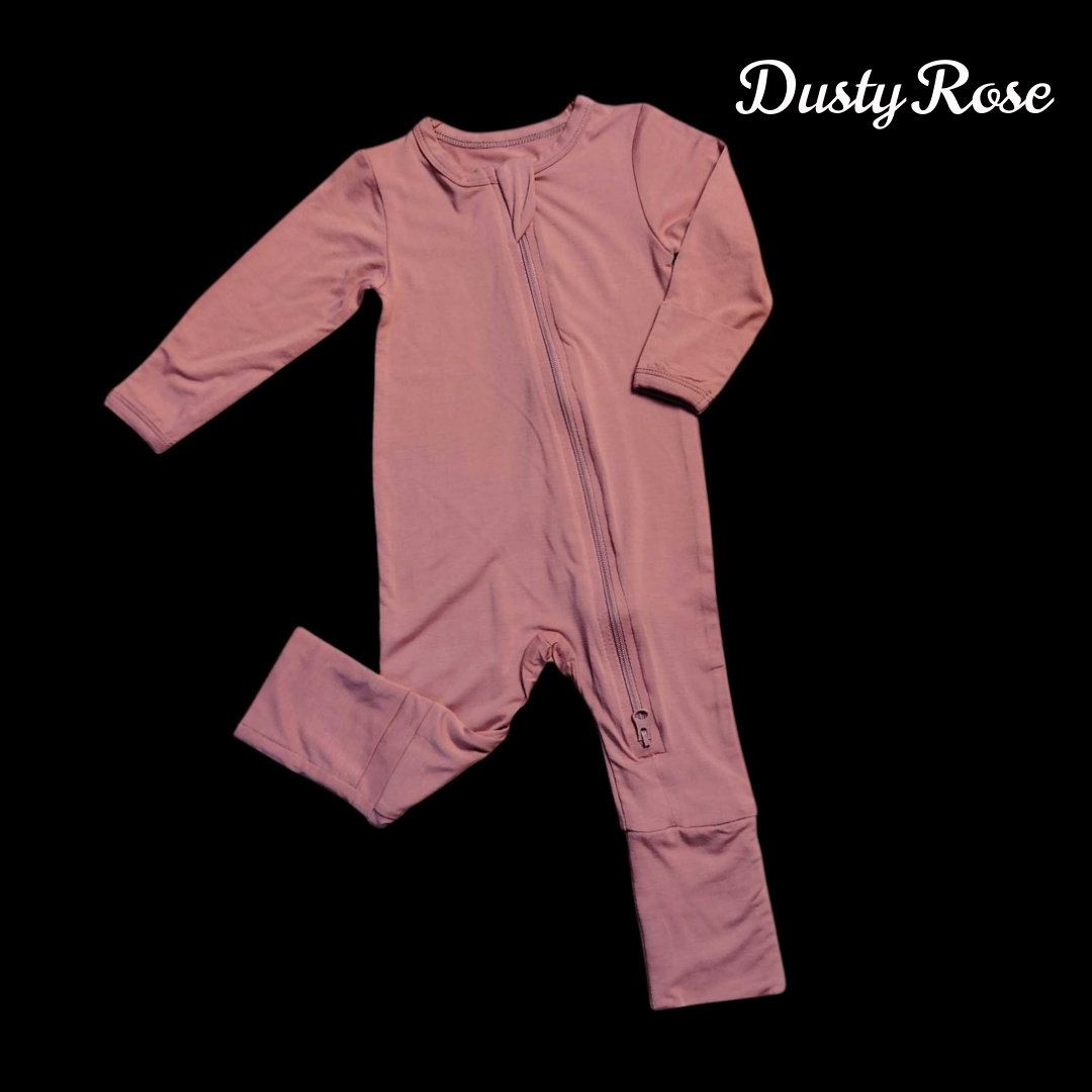 Bamboo Romper - Dusty Rose