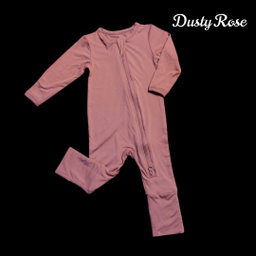 Bamboo Romper - Dusty Rose