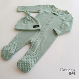 Interlock Romper - Mint
