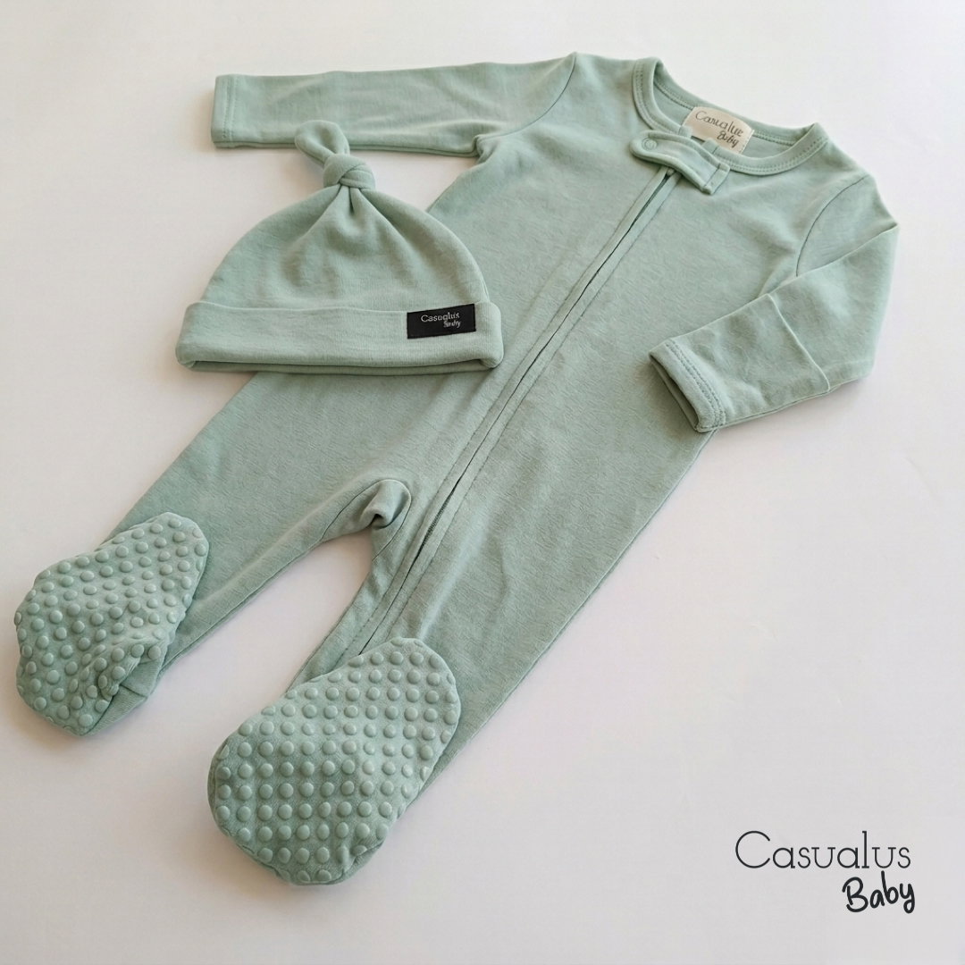 Interlock Romper - Mint_1