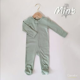 Interlock Romper - Mint