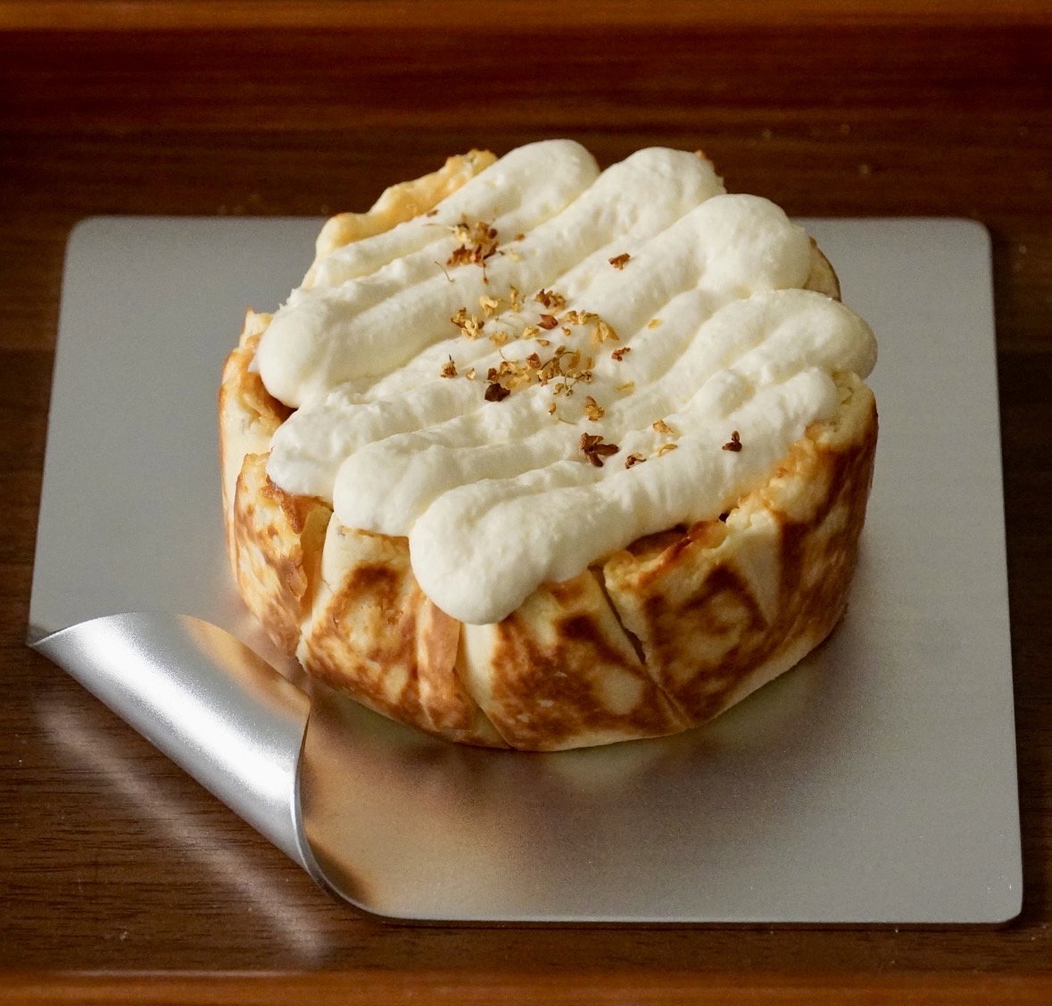🌼Osmanthus Fermented Rice Basque Cheesecake_0