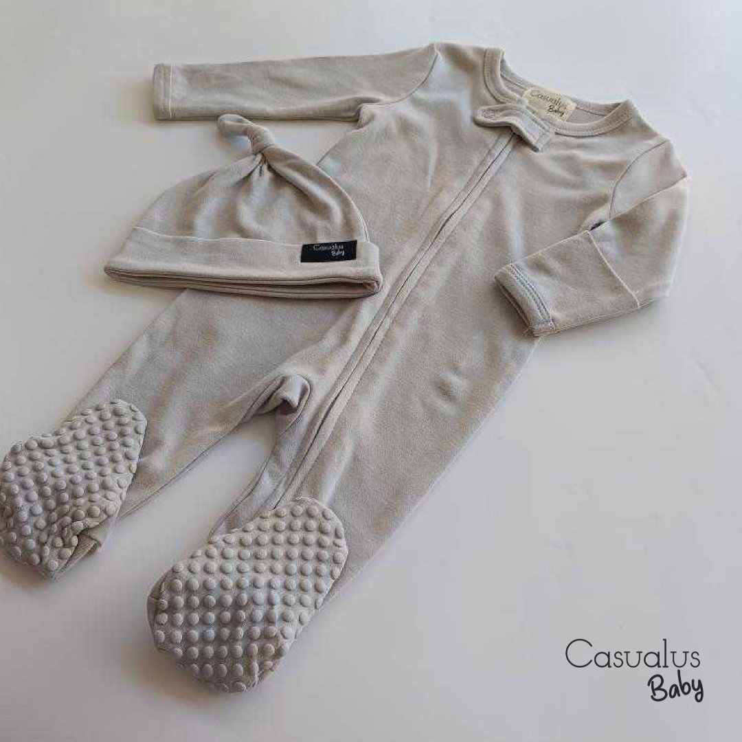 Interlock Romper - Ivory _1