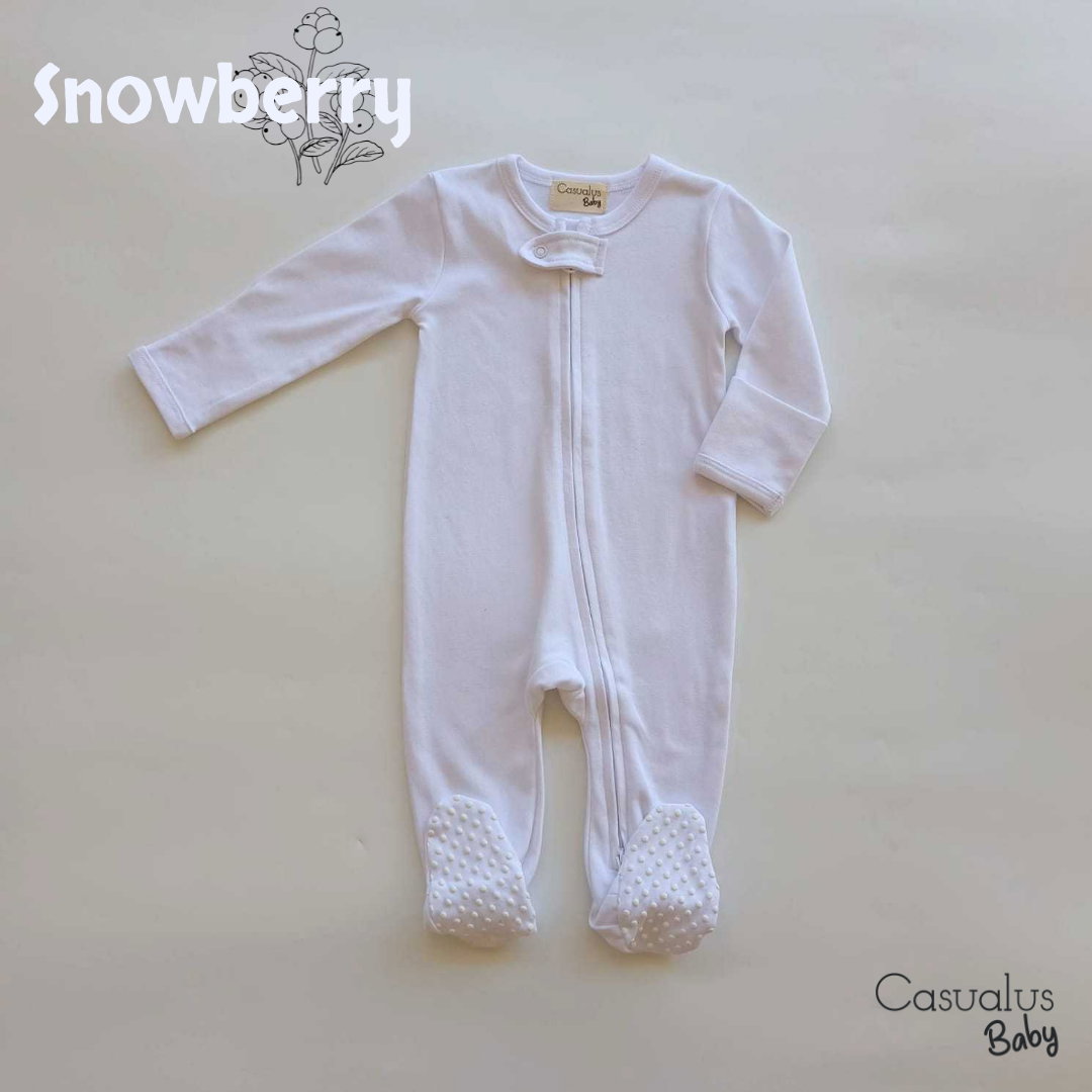 Interlock Romper - Snowberry _0