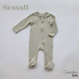 Ribbed Romper - Seasalt