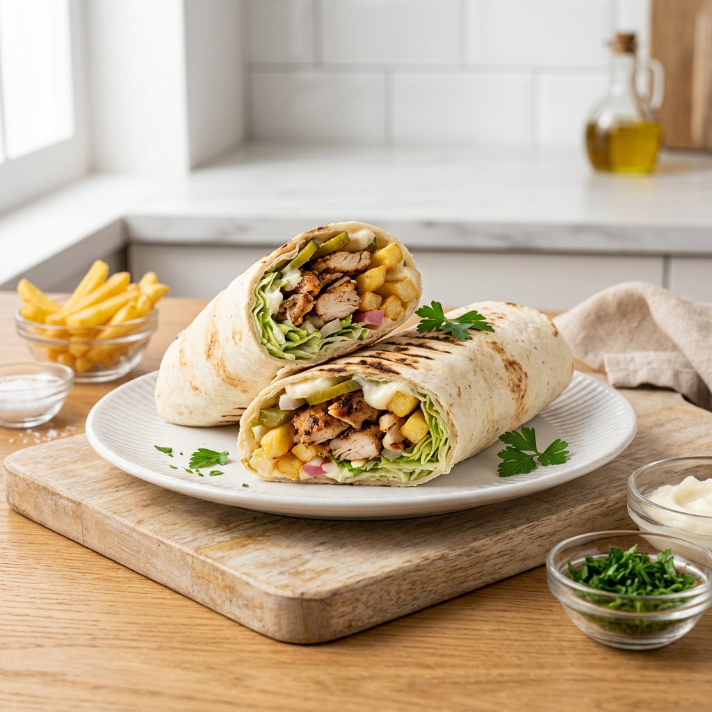 Chicken Chawarma Wrap