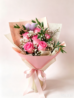 GrabMart Fresh Flower Bouquet- BQ2617G/FP
