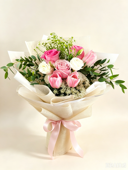 GrabMart Fresh Flower Bouquet- BQ2620G/FP