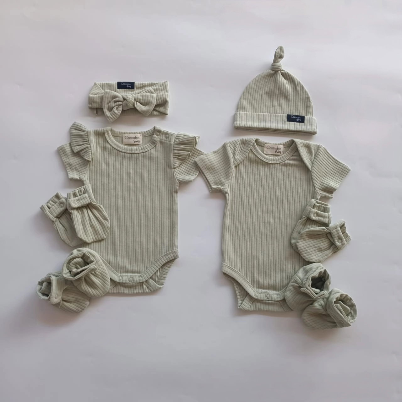 Ribbed Bodysuit Set - Seasalt_0