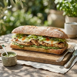 Chicken Pesto Sand