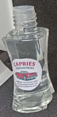 Capries Auto Diffuser - Curved Bottle