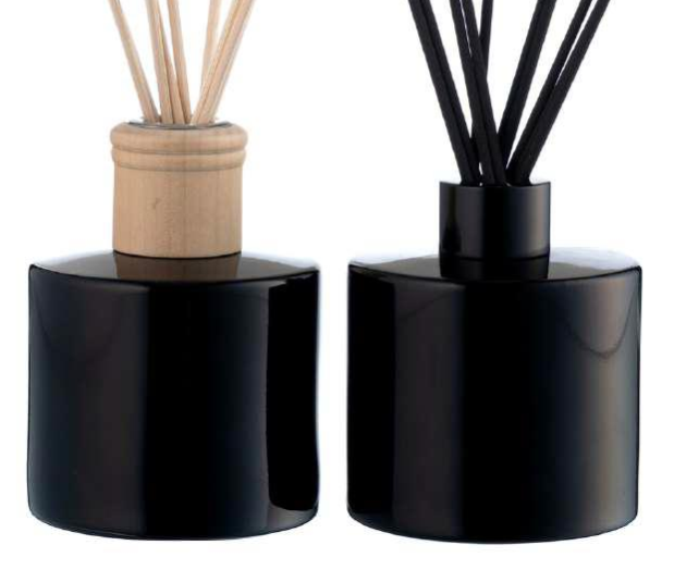 Capries Reed Diffusers - Round Bottle 200ml Matte Black