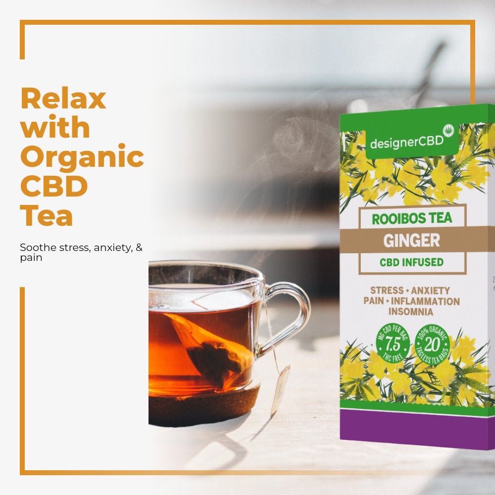 CBD Tea Bags - Ginger