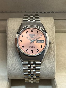 Seiko 5 "Salmon Arabic Dial" Automatic