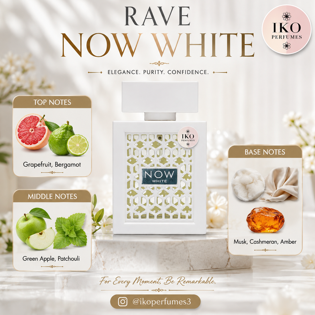 Now White Rave | Orginal Arabic Perfume in Kenya | IKO Perfumes
