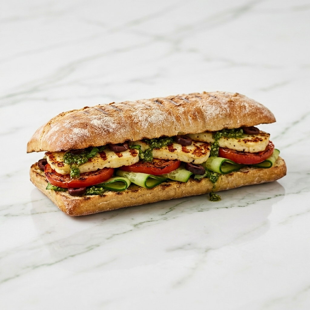 Grilled Halloum Sand
