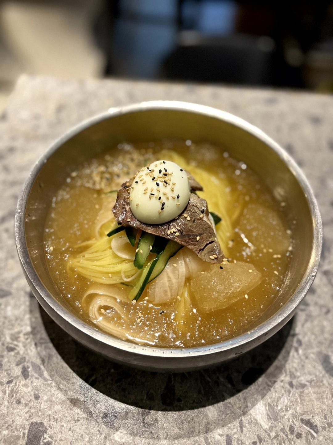물냉면 Cold buckwheat noodle