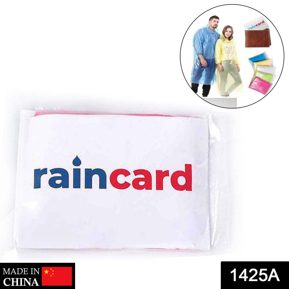 Waterproof Emergency Raincoat Card – Compact & Easy Carry_0