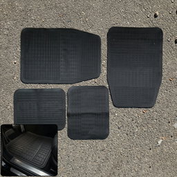 Set of 4 heavy-duty waterproof car floor mats with deep grooves for dust and mud...