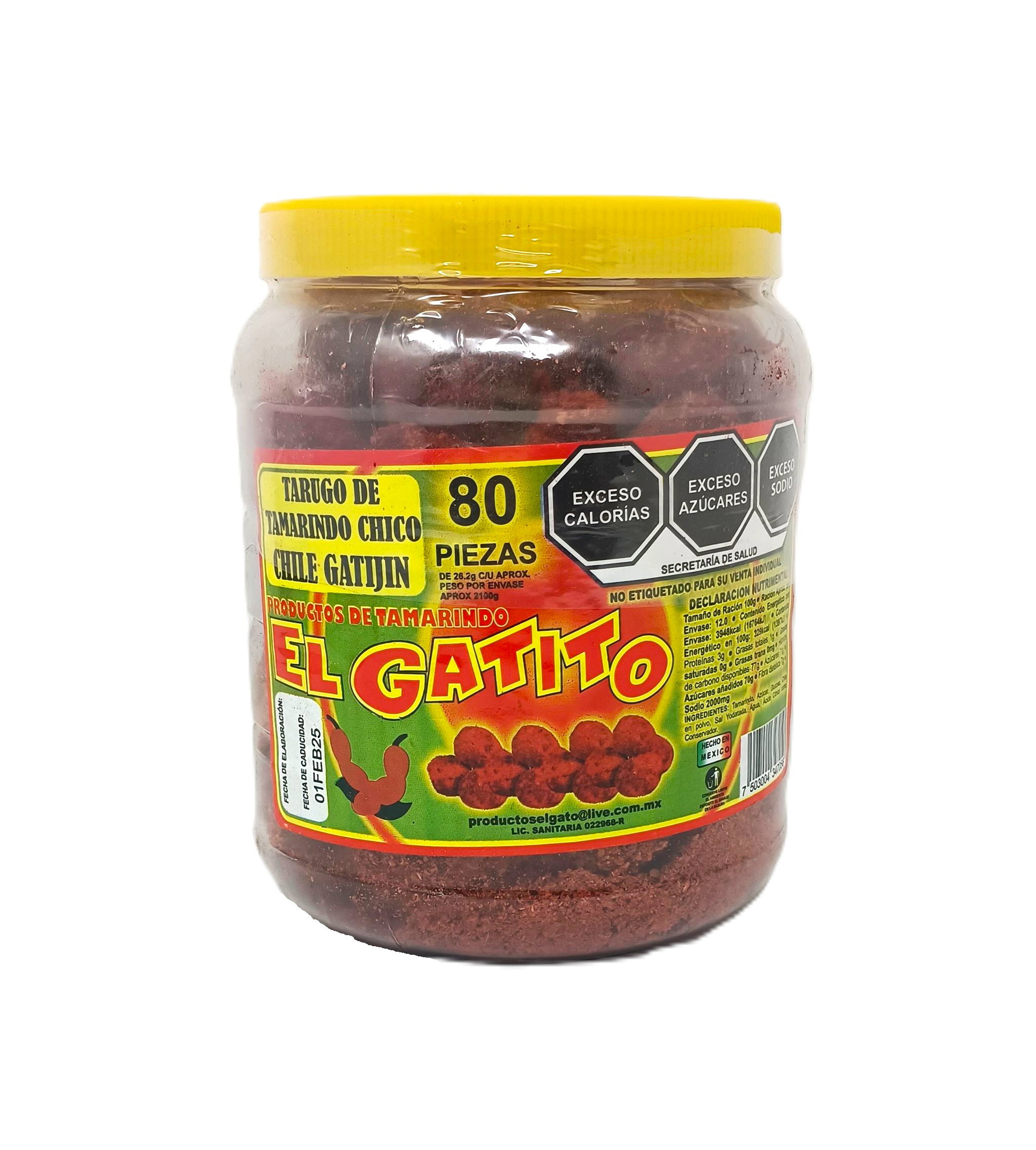 TARUGO TAJIN CHICO GATITO VIT C/80 PZS_0