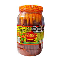 BANDERILLA CHILE GRANDE GATITO VIT C/50 PZS
