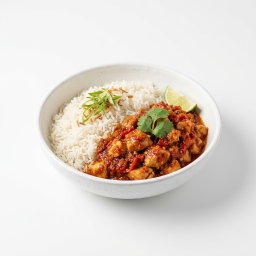 Sambal Chicken with Rice 参巴鸡饭