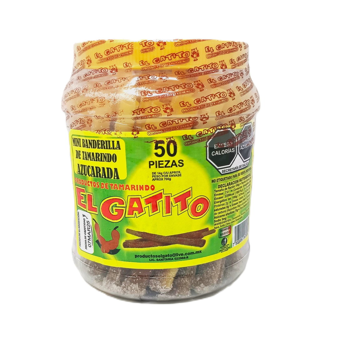 BANDERILLA AZUCAR CHICA GATITO VIT C/50 PZS