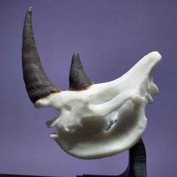 Animal Alphabet Rhino Skull      