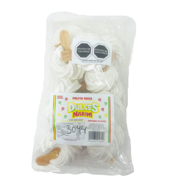 PALETA MAMBO CHICA BLANCO SAN FCO BSA C/20 PZS