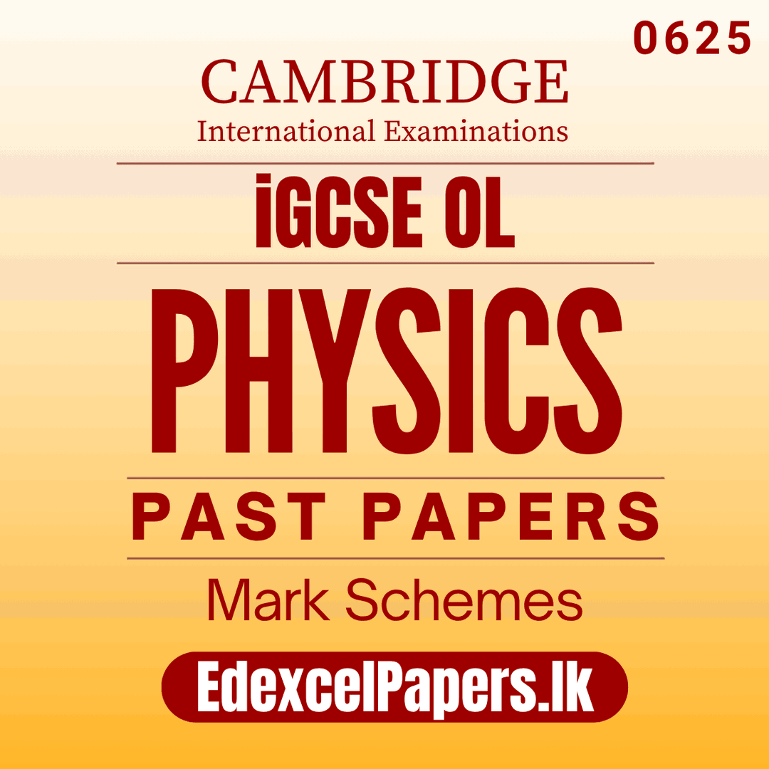 Physics (0625) | Cambridge IGCSE Past Papers