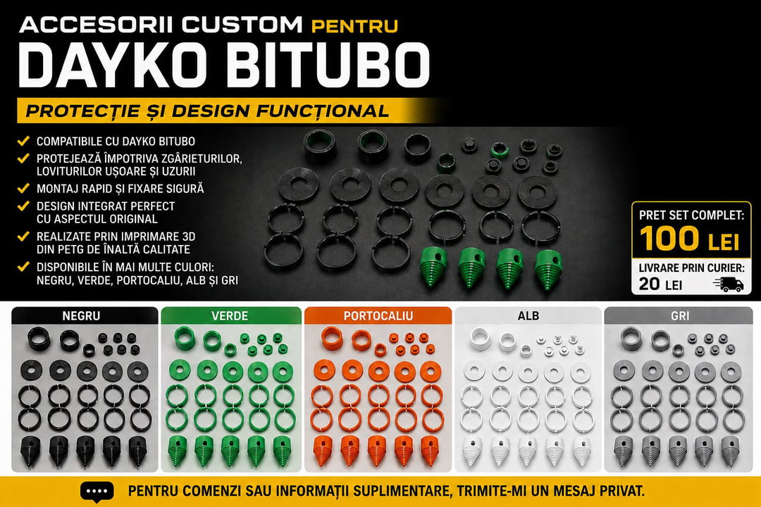 🎣 Accesorii Custom pentru Dayko Bitubo – Protecție și Design Funcțional