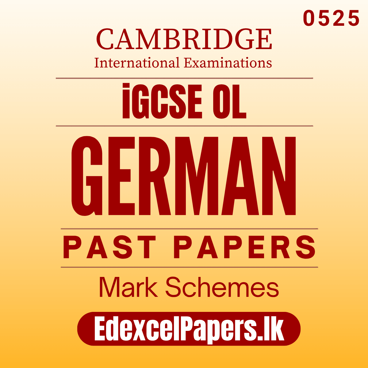 German (0525) | Cambridge IGCSE Past Papers_0