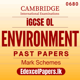 Environmental Management (0680) | Cambridge IGCSE Past Papers