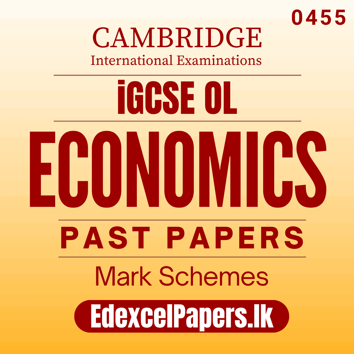 Economics (0455) | Cambridge IGCSE Past Papers_0