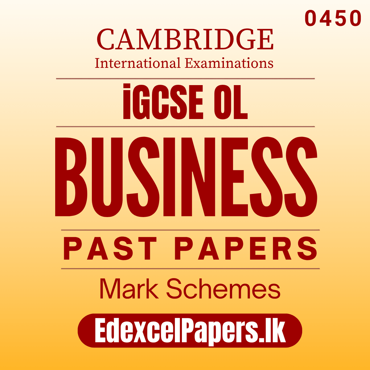 Business Studies (0450) | Cambridge IGCSE Past Papers_0