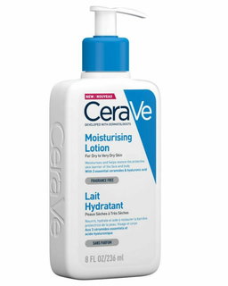 CeraVe Moisturising Lotion (لوشن سيرافي المرطب / Lait Hydratant) المخصص للبشرة الجافة إلى الجافة جداً، بحجم 236 مل