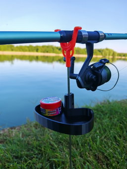🎣 Tăviță CARPBELL cu prindere pe suportul lansetei