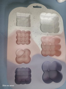 Molde figuras variadas 6 cavidades